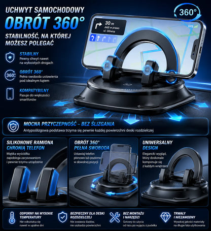 AutoGrip™ - Samochodowy Uchwyt Antypoślizgowy na Telefon