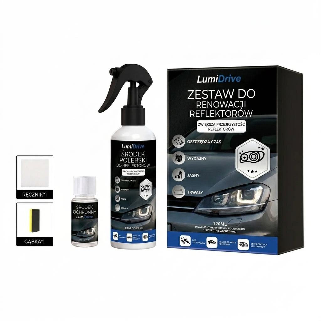 LumiDrive™ Zestaw do Renowacji Reflektorów